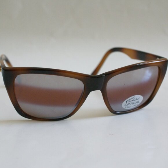 NWT TruVintage 90's Racer style All Weather Rose Optical Glass lens Sunglasses - Picture 1 of 5